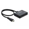 Delock HDMI Splitter 1 x HDMI in > 2 x HDMI out 4K 60 Hz