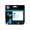 HP No 70 Ink Cart / Blue+Green Printhead