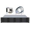 QNAP TL-R1200S-RP - Festplatten-Array - 12 Schächte (SATA-600) - SATA 6Gb / s (extern) - Rack - einbaufähig - 2U