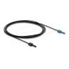 Delock - Netzwerkkabel - HFBR 4531Z (M) zu HFBR 4533Z (M) - 3 m - 2.2 mm - Glasfaser - Simplex - Schwarz