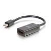 C2G 8in Mini DisplayPort Male to HDMI Female Passive Adapter Converter - 4K 30Hz - Videoadapter - Mini DisplayPort männlich zu HDMI weiblich - 20.3 cm - Schwarz - 4K Unterstützung, Passiv