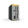 Allied Telesis AT IE340L-18GP - Switch - L3 - managed - 8 x 10 / 100 / 1000 (PoE+) + 8 x 10 / 100 / 1000 (PoE) + 2 x 1000Base-X SFP - an DIN-Schiene montierbar, wandmontierbar - PoE+ (240 W) - DC-Stomversorgung
