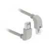 Delock Netzwerkkabel RJ45 Cat.6A S / FTP oben / unten gewinkelt 2 m