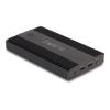 Delock - Speichergehäuse - M.2 - M.2 NVMe Card / PCIe (NVMe) - RAID JBOD, RAID 0, 1 - USB 3.2 (Gen 2x2) - Schwarz