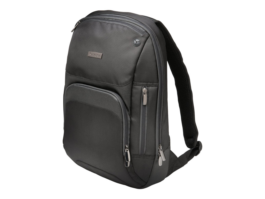 Kensington Triple Trek Backpack - Notebook-Rucksack - 35.6 cm (14") - Schwarz