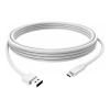 Vision - USB-Kabel - USB Typ A (M) zu USB-C (M) - USB 3.0 - 3 A - 1 m - weiß