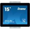 TF1515MC-B2 / 15"  PCAP Bezel Free 10P Touch Screen, 1024 x 768, Flat Bezelfree Glass Front, VGA, HDMI, DP, 350cd / m2, 800:1, 8ms,<Antint-coating, touch through glass