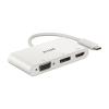 D-Link DUB-V310 - Videoadapter - 24 pin USB-C männlich zu HD-15 (VGA), HDMI, DisplayPort weiblich - 11 cm - 4K Unterstützung
