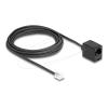 Delock Telefonkabel RJ11 Stecker zu RJ45 Buchse schwarz 5 m
