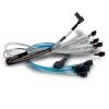Broadcom - Internes SAS-Kabel - 1x8 Slim SAS (SFF-8654) (M) zu OCuLink (SFF-8612) - 1 m