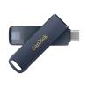 SanDisk Phone Drive - USB-Flash-Laufwerk - 256 GB - USB-C / Lightning - Metallic Sky