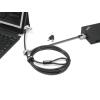 Kensington NanoSaver MasterKey Twin Head Lock Cable Lock - Sicherheitskabelschloss - Schwarz - 2.4 m - für ThinkCentre M75t Gen 2, ThinkPad L13 Yoga Gen 3, T14s Gen 3, X13 Gen 3