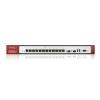Zyxel ZyWALL ATP700 - Sicherheitsgerät - mit 1 Jahr Gold Security Pack - 12 Anschlüsse - 1GbE - H.323, SIP - 1U - Cloud-verwaltet - Rack-montierbar