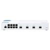 QNAP QSW-M408S - Switch - managed - 8 x 10 / 100 / 1000 + 4 x 10 Gigabit SFP+ - Desktop