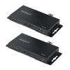 StarTech.com 4K HDMI over Fiber Extender Kit, 4K 60Hz up to 3300ft / 1km (Single Mode) or 1000ft / 300m (Multimode) LC Fiber Optic, HDR / HDCP, Audio / RS232 / IR Extender, HDMI Video Extender - Transmitter and Receiver Kit (ST121HD20FXA2) - Video- / Audi