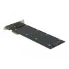 Delock PCI Express x2 Karte für 4 x SATA HDD / SSD RAID