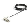 StarTech.com LTLOCKNANO Laptopschloss (2m Kabel, Nano lock, individuell wählbare Kombination, anti-theft) - Compatible with Kensington - Sicherheitskabelschloss - 2 m - TAA-konform