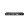SonicWall Switch SWS12-8POE - Switch - managed - 8 x 10 / 100 / 1000 (PoE) + 2 x Gigabit SFP - Desktop - PoE (55 W)