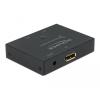 Delock DisplayPort 2 - 1 Umschalter bidirektional 8K 30 Hz