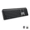 Logitech MX Keys für Mac - Tastatur - hinterleuchtet - kabellos - Bluetooth, 2.4 GHz - QWERTZ - Schweiz - Space-grau