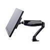 DS3001C-B1 / Einzel Monitorhalterung mit flexibler, höhenverstellbarer Gasdruckfeder und Kabelführung. Für Displays von 10-27", VESA 75x75 or 100x100mm, Traglast 1-5kg