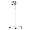 Compulocks iPad Air M2 & M3 13", Apex Enclosure Rolling Cart - Rise Freedom Extended White - Befestigungskit (Gehäuse, Wagenständer) - für Tablett - erweitert - verriegelbar - medizinisch - hochwertiges Aluminium - weiß - Bildschirmgröße: 33.02 cm (1