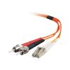 C2G LC-ST 50 / 125 OM2 Duplex Multimode PVC Fiber Optic Cable (LSZH) - Netzwerkkabel - ST multi-mode (M) zu LC Multi-Mode (M) - 1 m - 1 m - Glasfaser - Duplex - 50 / 125 Mikrometer - OM2 - halogenfrei - orange