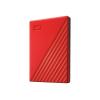 WD My Passport WDBYVG0020BRD - Festplatte - verschlüsselt - 2 TB - extern (tragbar) - USB 3.2 Gen 1 - 256-Bit-AES - Rot