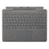 Microsoft Surface Pro Keyboard - Tastatur - mit Trackpad, Beschleunigungsmesser, Surface Slim Pen 2 Ablage- und Ladeschale - QWERTZ - Deutsch / Österreichisch - Platin - für Surface Pro 10, Pro 11, Pro 8, Pro 9, Pro Copilot+ PC, Pro Copilot+ PC for Bus