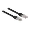 Delock RJ45 Netzwerkkabel Cat.6A S / FTP PE Outdoor 15 m schwarz