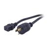 APC - Stromkabel - IEC 60320 C19 zu NEMA L6-20 (M) - 3.7 m - Schwarz - für P / N: SMT3000I-AR, SMT3000R2I-AR, SRT10KXLTW, SRT3000XLTW, SRT6KXLTW, SRT8KXLJ