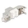 Delock - Keystone-Modul - RJ-45 (W) zu LSA (W) - STP - CAT 8.1 - Silber
