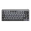 Logitech Master Series MX Mechanical Mini - Tastatur - hinterleuchtet - kabellos - Bluetooth LE - QWERTY - Nordisch (Dänisch / Finnisch / Norwegisch / Schwedisch) - Tastenschalter: Tactile Quiet - Graphite