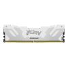 Kingston FURY Renegade - DDR5 - Modul - 32 GB - DIMM 288-PIN - 6400 MT / s / PC5-51200 - CL32 - 1.4 V - ungepuffert - non-ECC - weiß, Silber