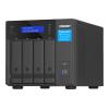 QNAP TVS-H474 - NAS-Server - 4 Schächte - SATA 6Gb / s - RAID JBOD, 0, 1, 5, 6, 10, TM, RAID TP - RAM 8 GB - Gigabit Ethernet / 2.5 Gigabit Ethernet - iSCSI Support