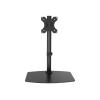 Monitor-Tischständerhalterung - passt für Displays von 13 bis 32" mit VESA-Größen 75 x 75 oder 100 x 100 - Pfostenhöhe 452 mm - maximale Reichweite 283 mm - drehbar - schwenkbar und neigbar - Schnellverschluss - Rändelschrauben - SWL 8 kg - matt schw
