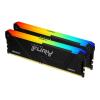 Kingston FURY Beast RGB - DDR4 - Kit - 32 GB: 2 x 16 GB - DIMM 288-PIN - 2666 MT / s - CL16 - 1.2 V - ungepuffert - Schwarz
