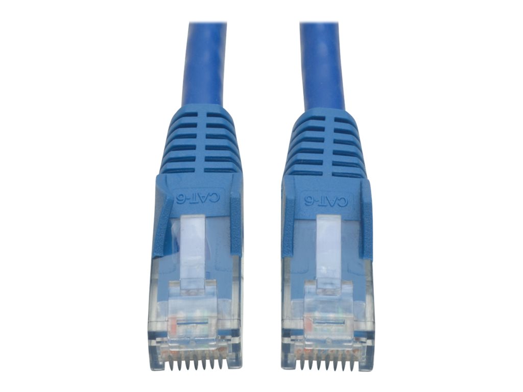 Eaton Tripp Lite Series Cat6 Gigabit Snagless Molded (UTP) Ethernet Cable (RJ45 M / M), PoE, Blue, 6 ft. (1.83 m) - Patch-Kabel - RJ-45 (M) zu RJ-45 (M) - 1.83 m - UTP - CAT 6 - IEEE 802.3ba - geformt, ohne Haken, verseilt - Blau