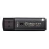 Kingston IronKey Locker+ 50 G2 - USB-Flash-Laufwerk - verschlüsselt - 128 GB - USB 3.2 Gen 1 - TAA-konform