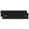 Crucial - DDR5 - Kit - 96 GB: 2 x 48 GB - DIMM 288-PIN - 5600 MHz / PC5-44800 - CL46 - 1.1 V - ungepuffert - on-die ECC - Schwarz