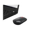 Lenovo ThinkPad Silent - Maus - rechts- und linkshändig - optisch blau - 3 Tasten - kabellos - Bluetooth 5.0 - Schwarz - retail
