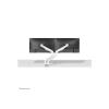 Neomounts Next Slim Desk Mount, double display (topfix clamp & grommet)