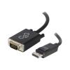 C2G 6ft DisplayPort to VGA Adapter Cable - M / M - DisplayPort-Kabel - DisplayPort (M) zu HD-15 (VGA) (M) - 1.83 m - Schwarz