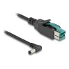 Delock PoweredUSB Kabel Stecker 12 V zu DC 5,5 x 2,5 mm Stecker gewinkelt 3 m