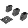 Lenovo Tiny / Nano Monitor Clamp II - Thin-Client-zu-Monitor-Halterung - Schwarz - für ThinkCentre M70q Gen 2, M70q Gen 3, M75t Gen 2, M80q Gen 3, M90q Gen 3, ThinkStation P360