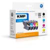 KMP B101V - 4er-Pack - Schwarz, Gelb, Cyan, Magenta - kompatibel - Tintenpatrone (Alternative zu: Brother LC3213BK, Brother LC3213C, Brother LC3213M, Brother LC3213Y) - für Brother DCP-J572, DCP-J772, DCP-J774, MFC-J890, MFC-J895
