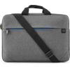 HP Prelude Top Load - Notebook-Tasche - 39.6 cm (15.6") - Schwarz & Grau, blauer Reißverschluss