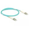 Delock Kabel Lichtwellenleiter LC zu LC Multimode OM3 2 m