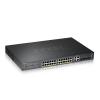 Zyxel GS2220-28HP - Switch - managed - 24 x 10 / 100 / 1000 (PoE+) + 4 x Kombi-Gigabit-SFP - an Rack montierbar - PoE+ (375 W)