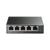 TP-Link TL-SF1005LP - V1 - Switch - unmanaged - 5 x 10 / 100 (4 PoE) - Desktop, wandmontierbar - PoE (41 W)